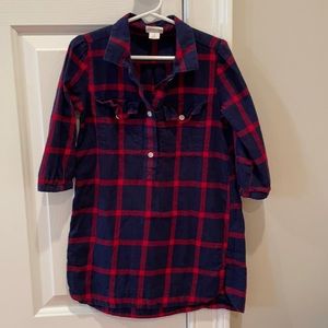 Crewcuts flannel dress